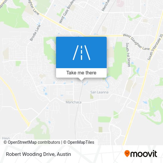 Robert Wooding Drive map