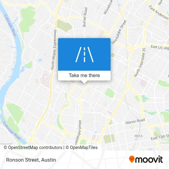 Ronson Street map