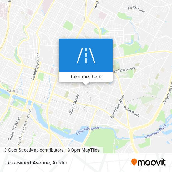 Mapa de Rosewood Avenue