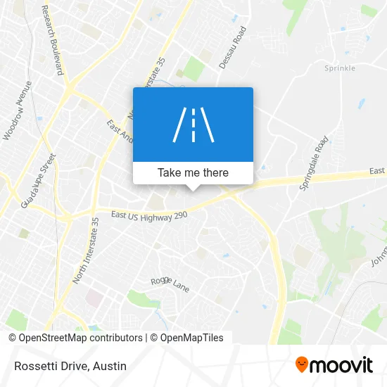 Rossetti Drive map