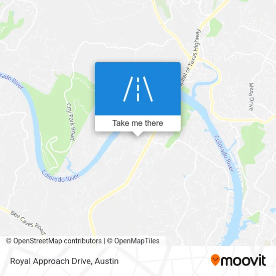 Royal Approach Drive map