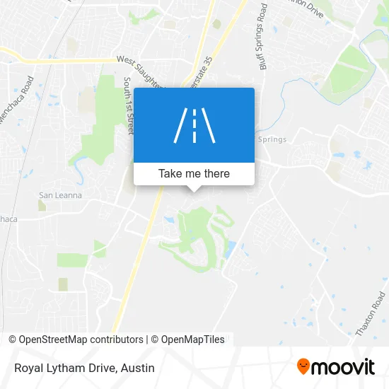 Royal Lytham Drive map
