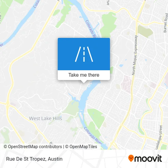 Rue De St Tropez map