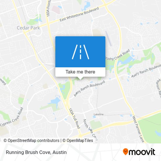 Mapa de Running Brush Cove