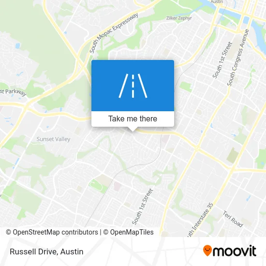 Russell Drive map