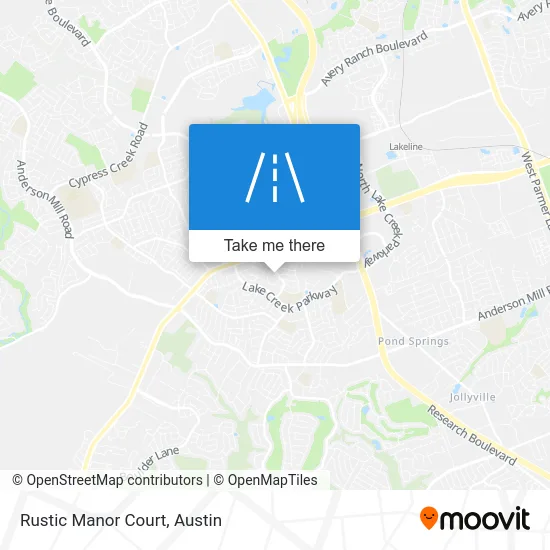 Rustic Manor Court map