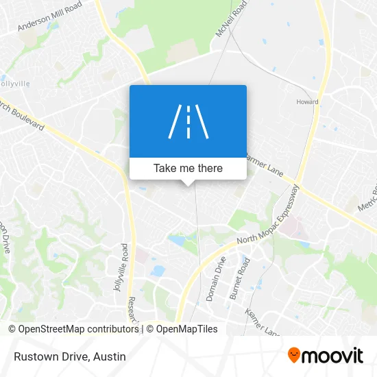 Rustown Drive map