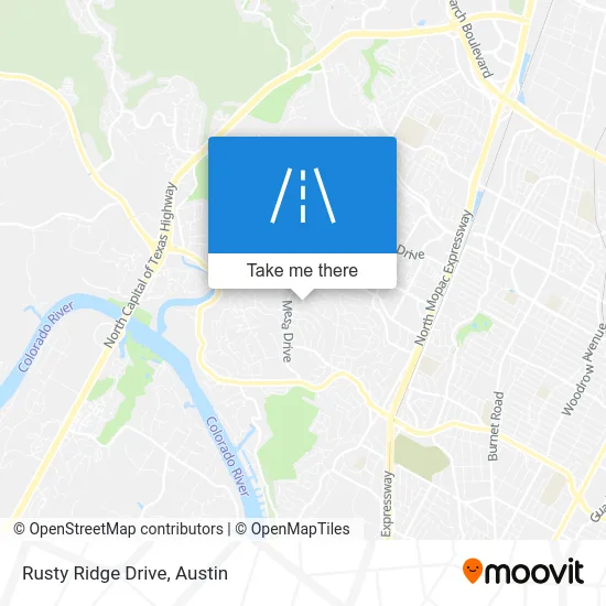 Rusty Ridge Drive map