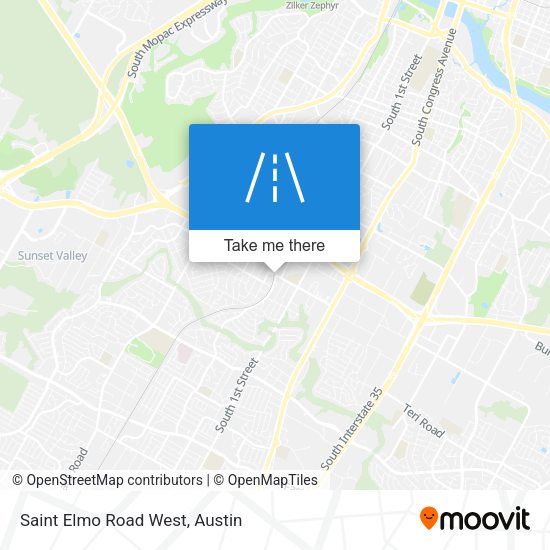 Mapa de Saint Elmo Road West