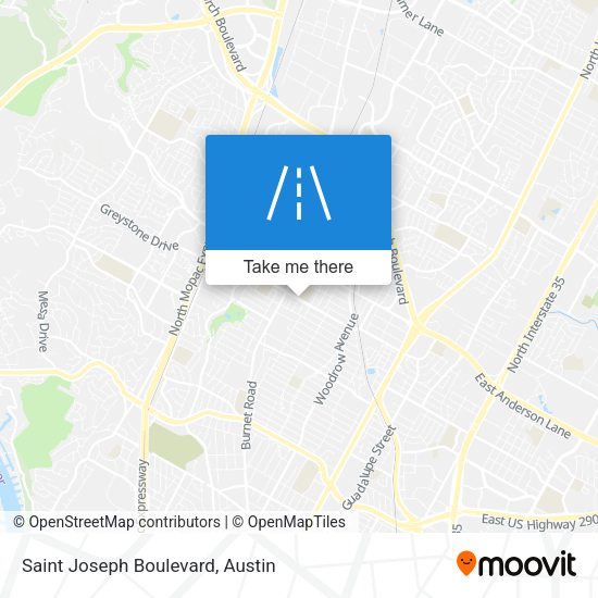 Saint Joseph Boulevard map
