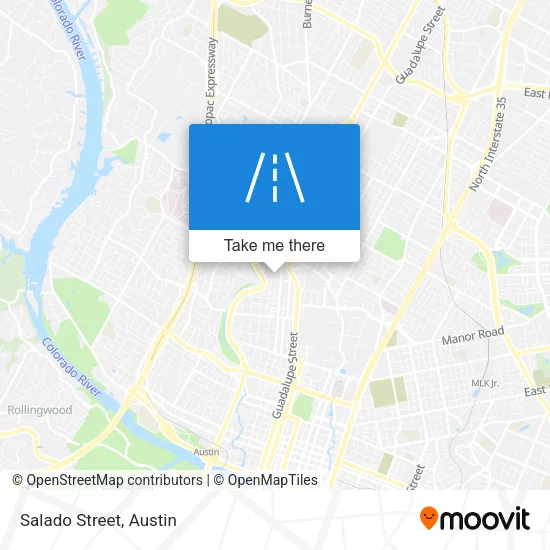 Salado Street map