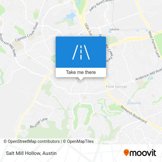 Mapa de Salt Mill Hollow