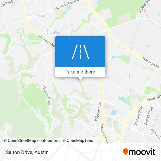 Salton Drive map