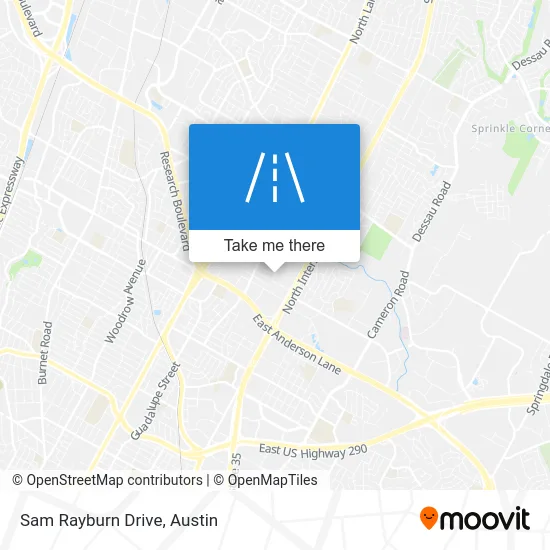 Sam Rayburn Drive map
