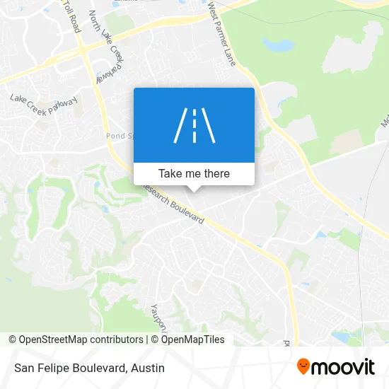 San Felipe Boulevard map