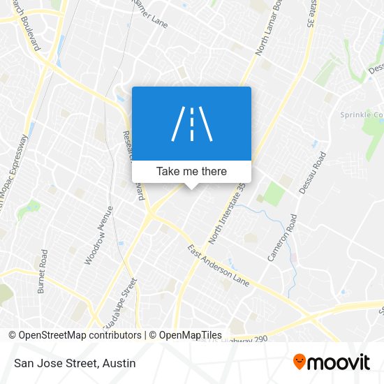 San Jose Street map