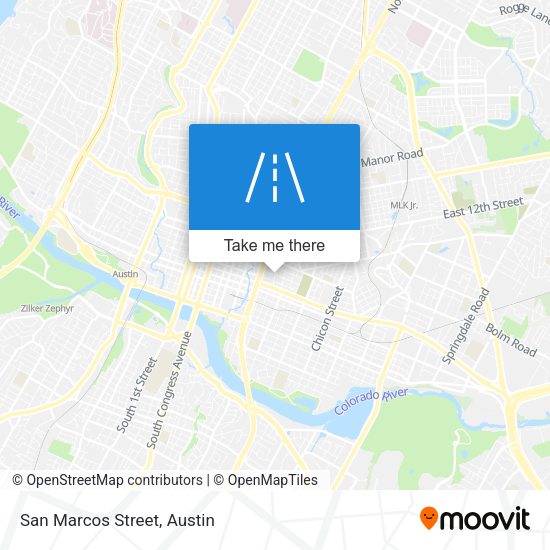 Mapa de San Marcos Street