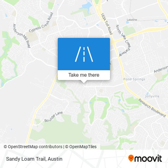 Sandy Loam Trail map