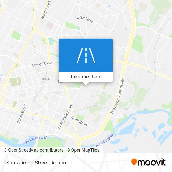 Santa Anna Street map