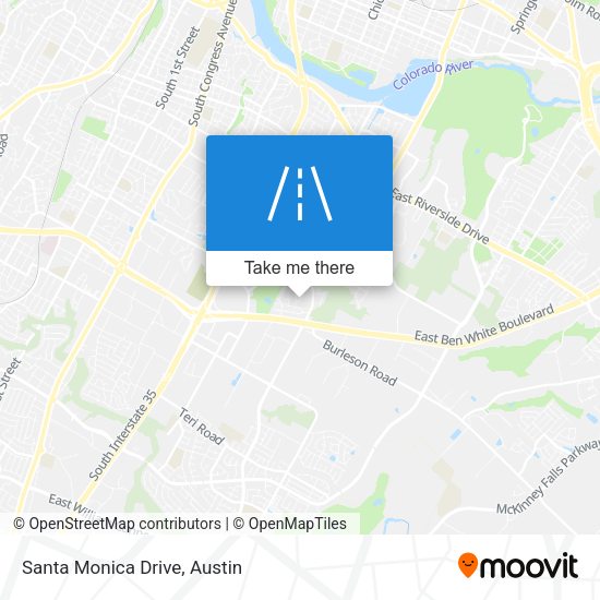 Mapa de Santa Monica Drive