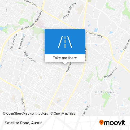 Mapa de Satellite Road