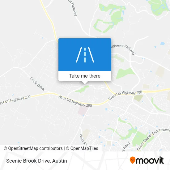 Scenic Brook Drive map