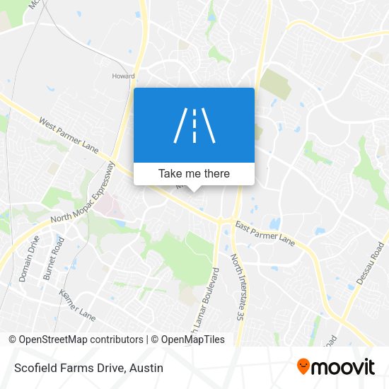 Scofield Farms Drive map