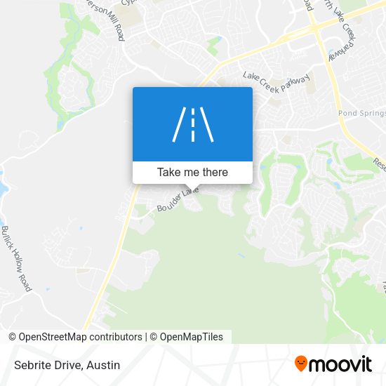 Mapa de Sebrite Drive