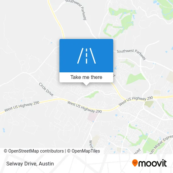 Selway Drive map
