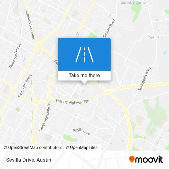 Sevilla Drive map