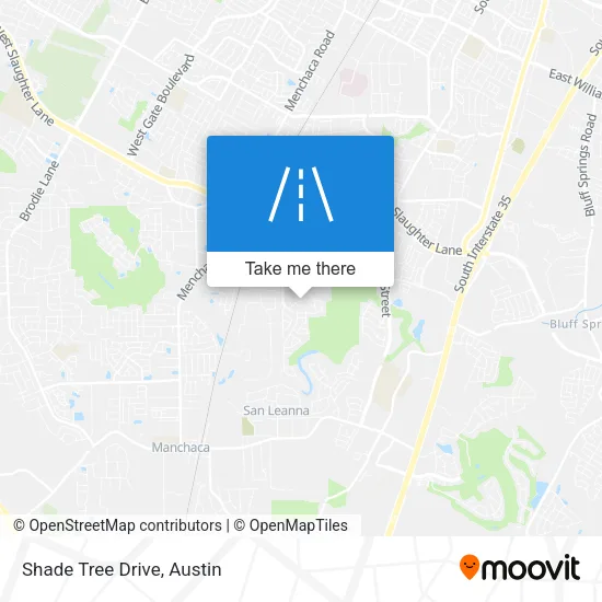 Shade Tree Drive map