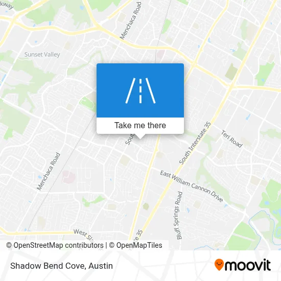 Shadow Bend Cove map