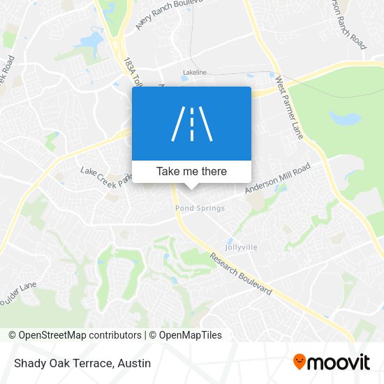 Mapa de Shady Oak Terrace