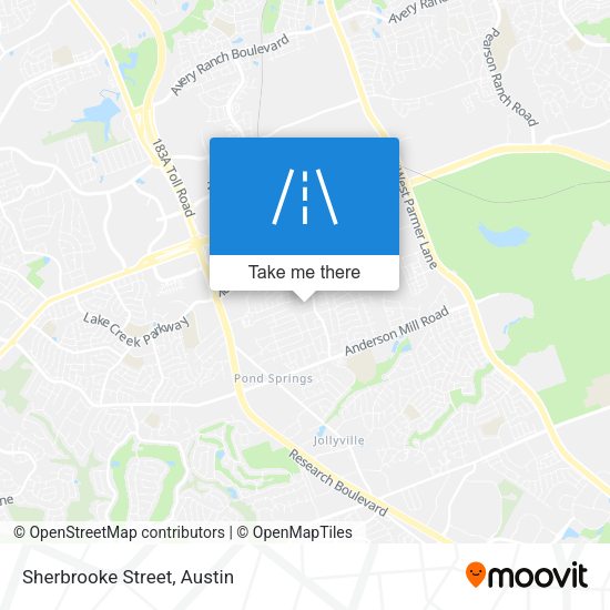 Mapa de Sherbrooke Street