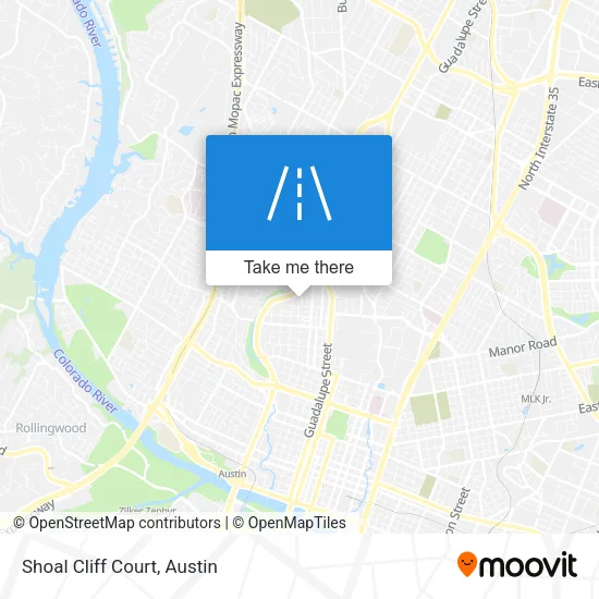 Shoal Cliff Court map