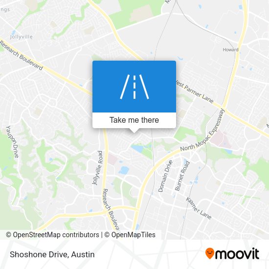 Mapa de Shoshone Drive