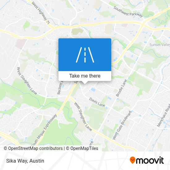 Sika Way map