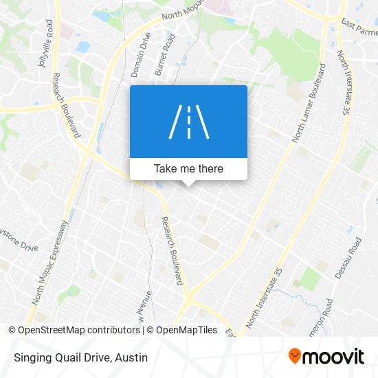 Singing Quail Drive map