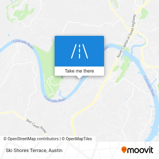 Ski Shores Terrace map