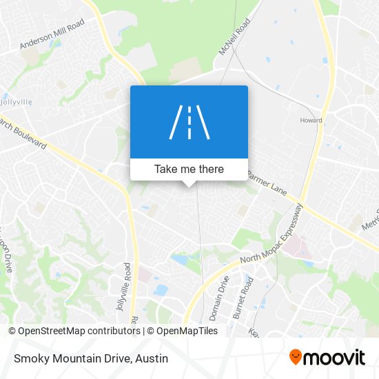 Smoky Mountain Drive map