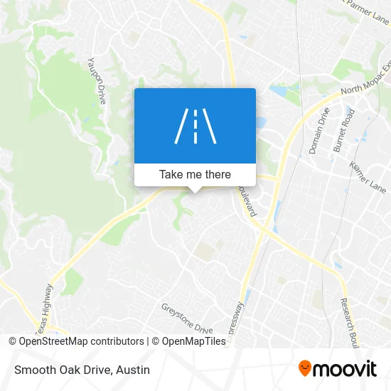 Smooth Oak Drive map