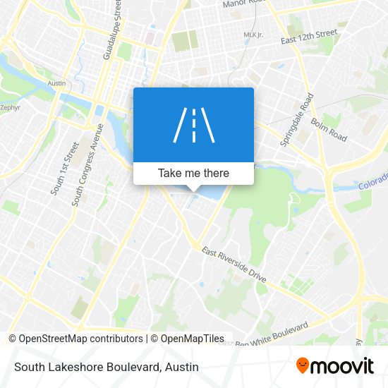 Mapa de South Lakeshore Boulevard
