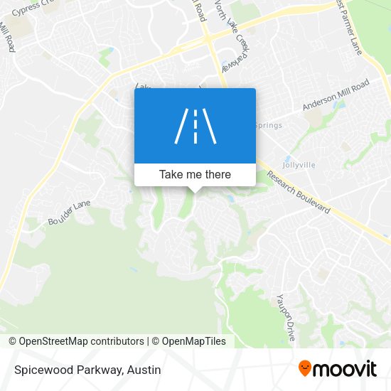 Mapa de Spicewood Parkway