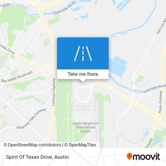 Spirit Of Texas Drive map