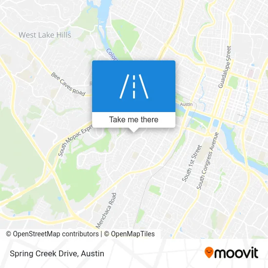 Spring Creek Drive map