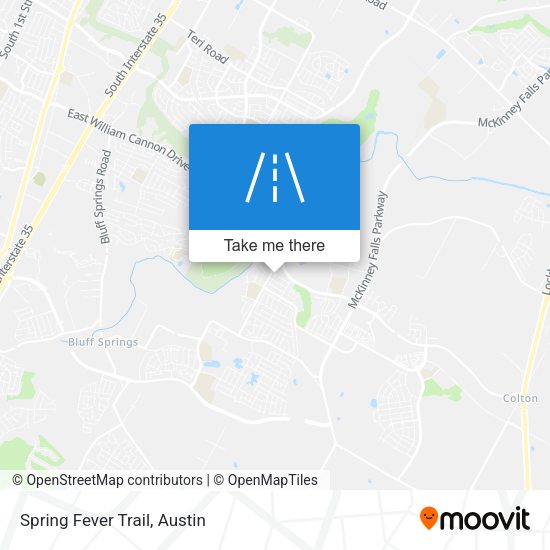 Spring Fever Trail map