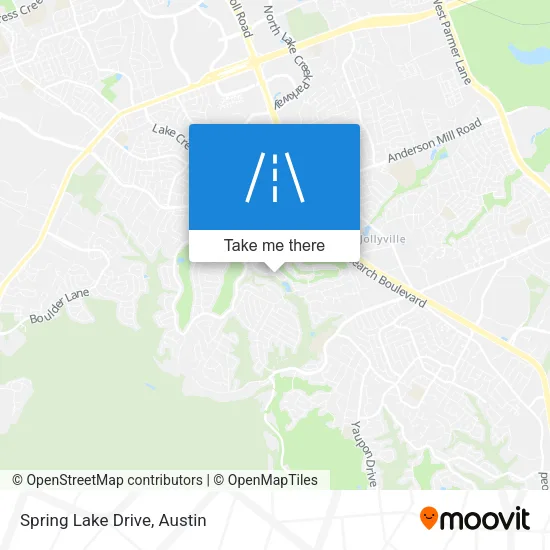 Spring Lake Drive map