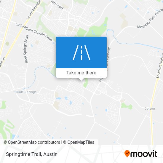 Mapa de Springtime Trail