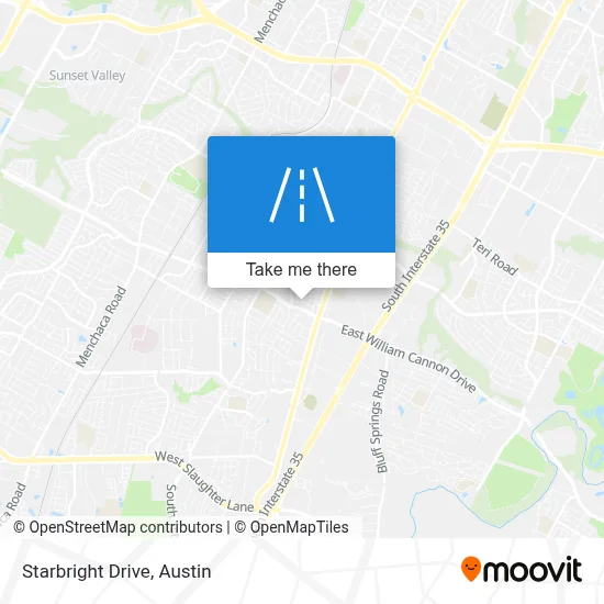 Starbright Drive map
