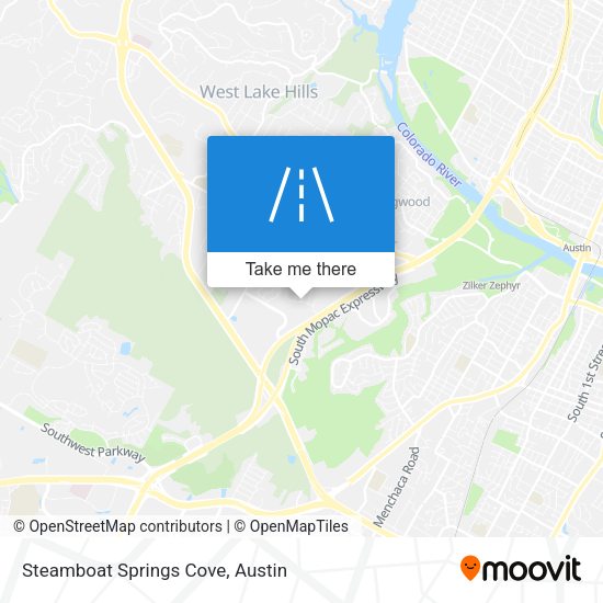 Mapa de Steamboat Springs Cove